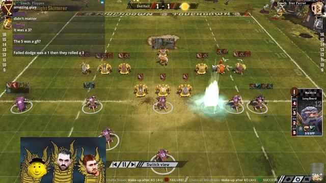 Blood Bowl 2 - CCL S48 Quarter Final - Ploppen (Skaven) vs. Star Ferret (Dwarf) смотреть онлайн