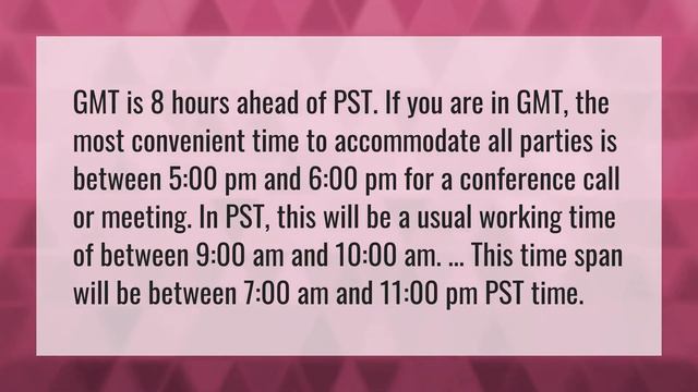 Is GMT and PST the same? смотреть онлайн