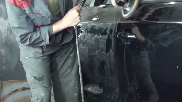 Полировка двери Audi Q3 смотреть онлайн