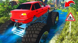 СМОЖЕТ ЛИ ГИГАНТСКАЯ ДЭУ НЕКСИЯ ПРОЕХАТЬ БОЛОТО В ГТА 5 МОДЫ! ЭКСПЕРИМЕНТЫ В GTA 5 MODS