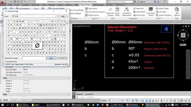 W11 04 AutoCAD 2016 Special Characters (Filipino) смотреть онлайн