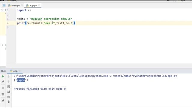 Regular Expressions module in Python | Techietalkee смотреть онлайн