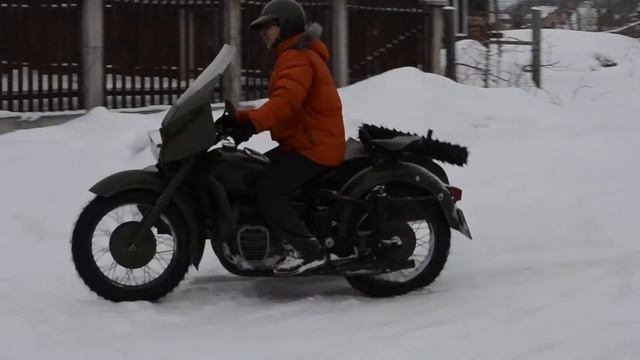 МВ-750 город Новокузнецк первый выезд по снегу смотреть онлайн