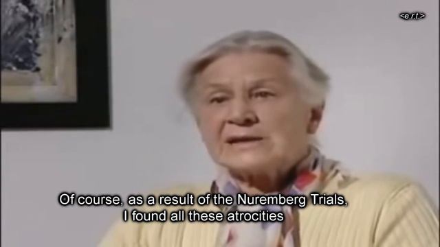 Hitler's secretary on personal responsibility (genuine English subs) смотреть онлайн