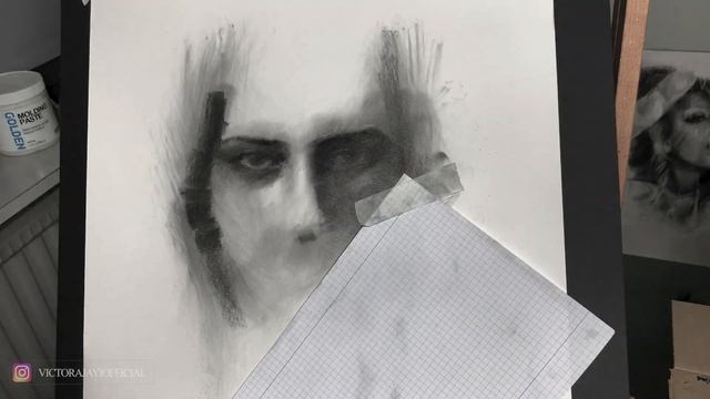 Portrait of a Girl - Charcoal Speed Drawing Timelapse смотреть онлайн