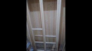 Шкаф из вагонки и "потайная" дверь