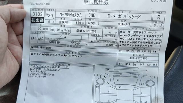 HONDA N-WGN CUSTOM 2018 TURBO смотреть онлайн