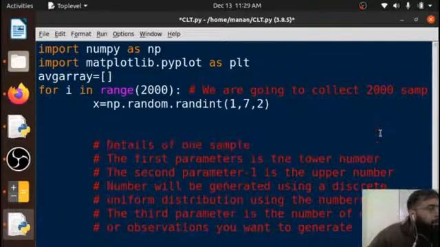 MnS | 13 Dec | Part 3 | Sampling Distribution | CLT | Python Simulations | Abdul Mannan Lecture смотреть онлайн