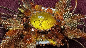 Бисероплетение. Урок 52. Брошь с "воздушными" элементами.