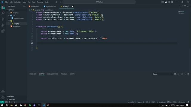 Супер лёгкий способ сделать обратный отсчёт до нового года на JS