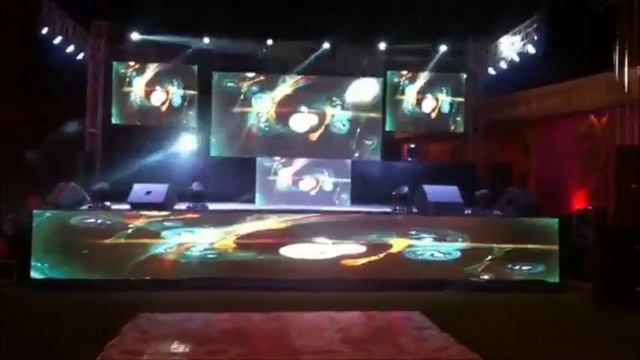 Multi LED Video Walls Stage Setup смотреть онлайн