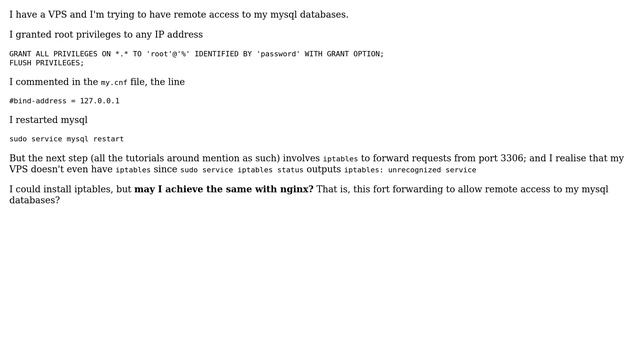 DevOps & SysAdmins: Configure nginx for mysql remote access смотреть онлайн