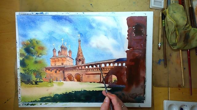 Крутицкое подворье акварелью (Часть 2) смотреть онлайн