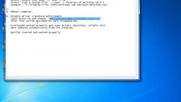 Installation MultiKey USB Emulator for Win x64