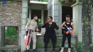 LTT Game Nerf War : Dou SEAL X Nerf Guns Fight Mr Zero Crazy International Wanted Organization