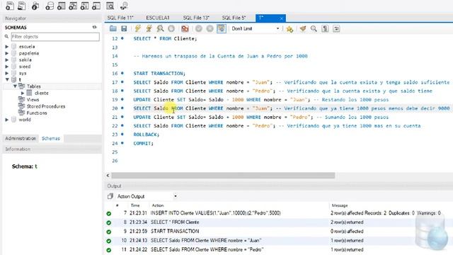 Transacciones en MysSQL смотреть онлайн