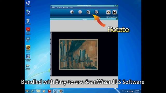 Microtek LS-3700 A1 Size Flatbed Scanner смотреть онлайн