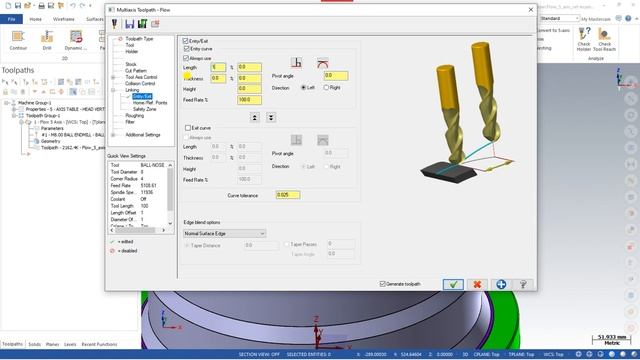 Flow Toolpath || Mastercam Multiaxis Programming || 5 axis programmer || Car Wheel Machining смотреть онлайн