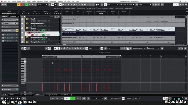 How to Split Midi Track Into Multiple Tracks in Cubase [ Dissolve Part to Separate By Note Pitch ] смотреть онлайн