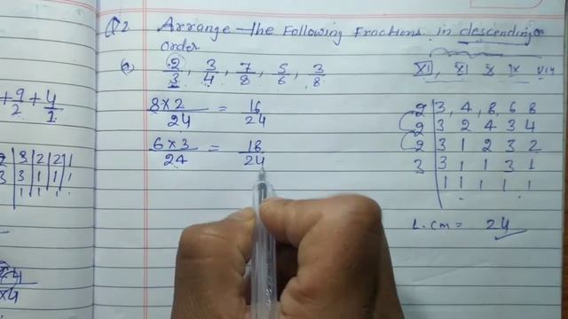 Arrange the following fractions in descending order смотреть онлайн