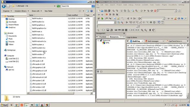 Build and run your first program in latest codeblocks with latest SFML library смотреть онлайн