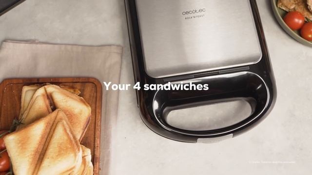 Sandwich maker Sandwichera Rock'nToast Family смотреть онлайн