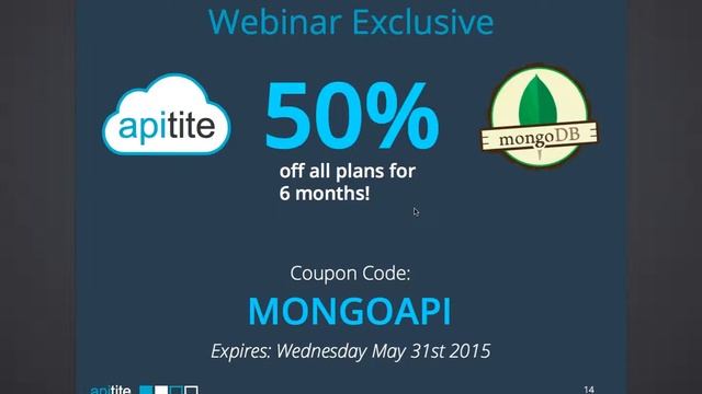 Webinar How to Create an API for MongoDB in Minutes with Apitite смотреть онлайн