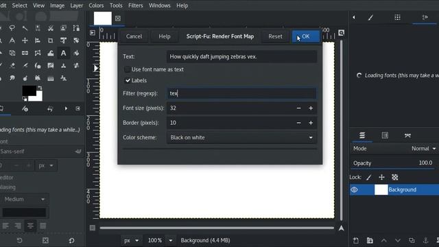 gimp-2-10-4-background-fonts-loading.webm смотреть онлайн