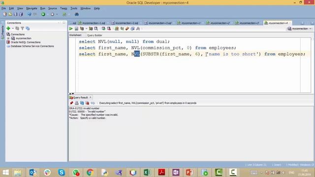Урок 42 - Функция NVL (SQL для Начинающих) смотреть онлайн