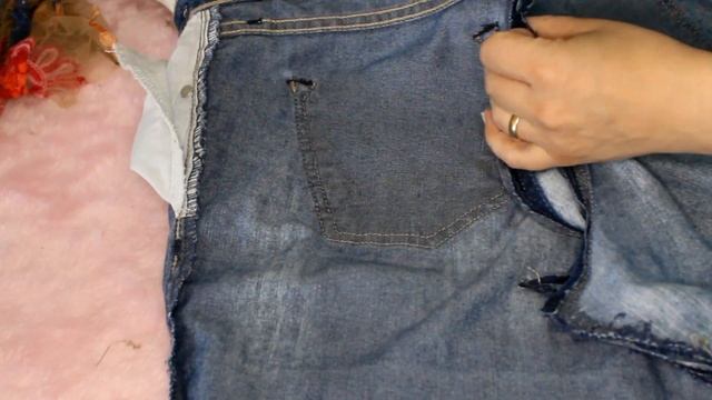 Como Transformar calça Jeans em Saia + Ajuste de Jeans смотреть онлайн