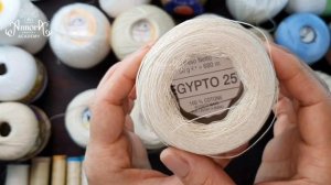 Обзор пряжи для вязания Ирландского Кружева. 1Ступень Мастерства.