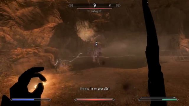 SKYRIM Special Edition: 'SINDING' WEREWOLF Boss Fight! (LEGENDARY) смотреть онлайн