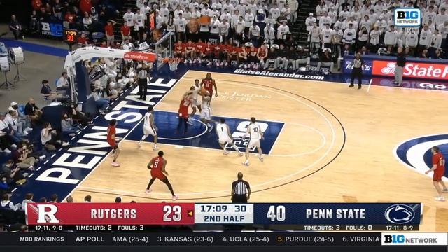 Rutgers vs Penn State Basketball Game Highlights 2 26 2023 смотреть онлайн