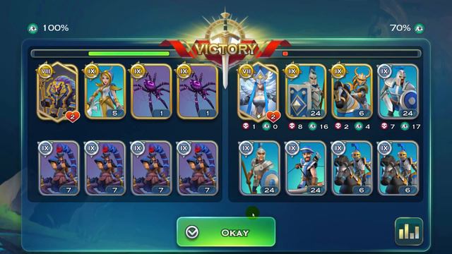 Art of Conquest PvP battle – 235k Lich troops vs 320k Human troops смотреть онлайн