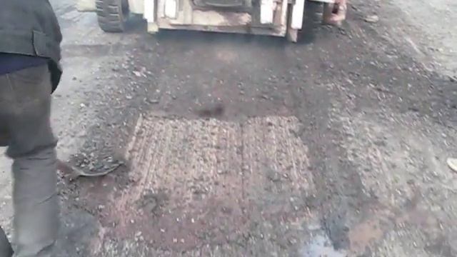 Фрезерование асфальта машиной WIRTGEN. смотреть онлайн