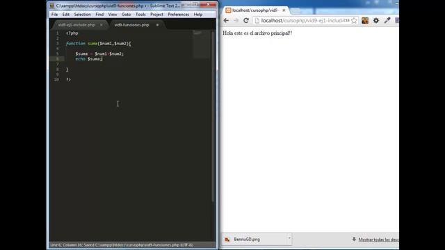 video 21 -Curso de PHP y MysQL- Include смотреть онлайн