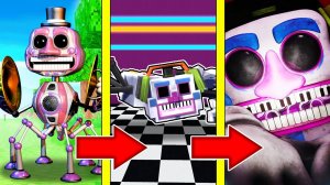 Как менялся ДИДЖЕЙ АНИМАТРОНИК и его жизненный цикл в майнкрафт ! Эволюция DJ MUSIC MAN MINECRAFT