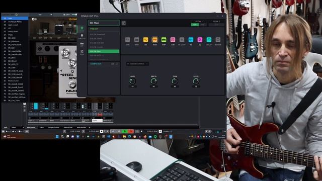 NUX MG-30 vs. Harley Benton DNAfx Git pro - sound comparison смотреть онлайн