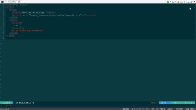 Single Page Seed - Lesson 2: Adding Angular via Bower смотреть онлайн