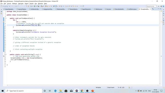 Java Exception handling for Begineers - Part 1 смотреть онлайн