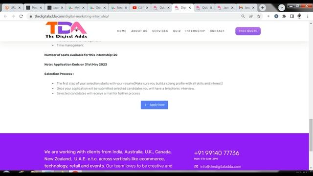 Java Programming Free Certification | Work from Home Internship with Stipend upto 15,000 смотреть онлайн