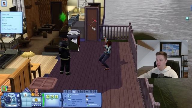 The Sims 3 Firefighter career was SO chaotic (in a good way) смотреть онлайн