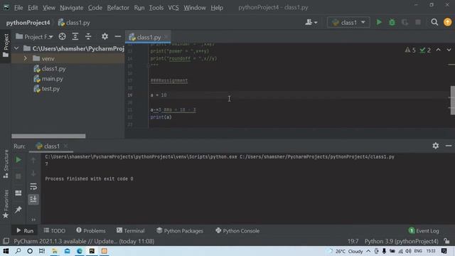 Operators in Python смотреть онлайн