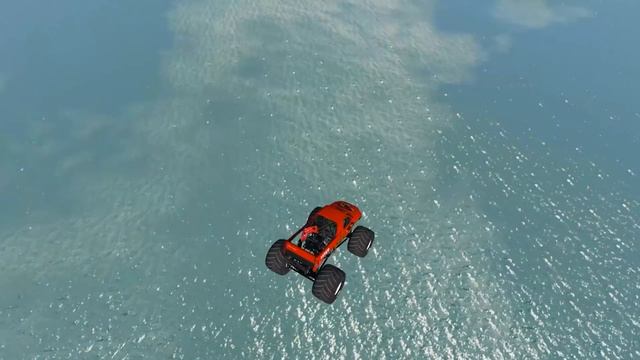 Monster Jam Vs Portal Trap To Another Universe | BeamNG Drive смотреть онлайн