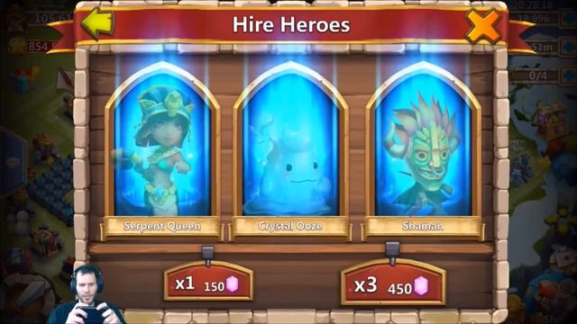 DID I Just Roll LIL NICK With 300 Gems? LOL WoW INSANE Castle Clash смотреть онлайн