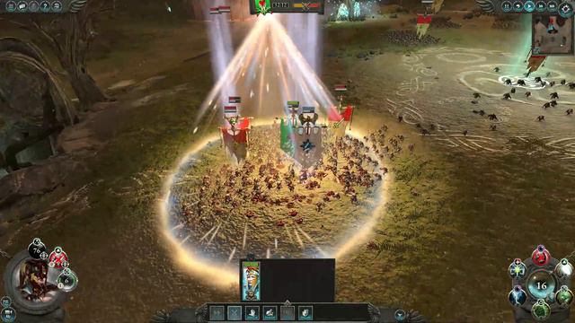 Tyrion and Alarielle vs 2280 clanrats and 1 grey seer. Total War Warhammer 2 смотреть онлайн