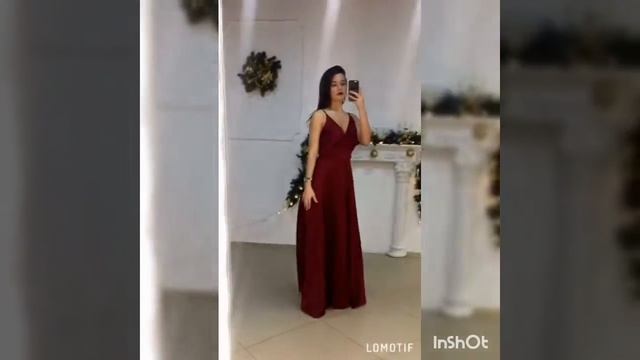 Платье вечернее шелковой ХИТ сезона смотреть онлайн