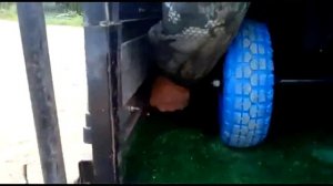 обзор прицепа крепыш. Переделка под лодку ПВХ.