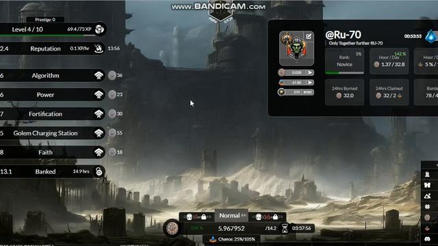 Golem Overlord обзор и немного по навыкам. Чего достиг за это время игры. смотреть онлайн
