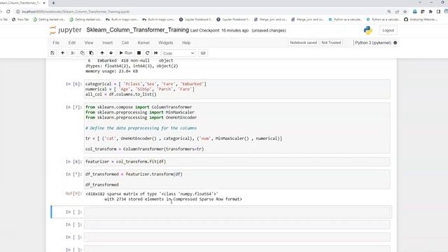 Column Transformer in Machine Learning | How to use Sklearn ColumnTransformer | Data Preprocessing смотреть онлайн